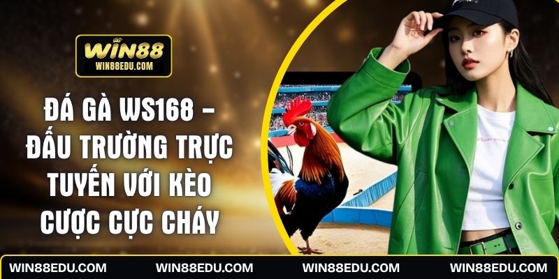 Đá Gà WS168 - Đấu Trường Trực Tuyến Với Kèo Cược Cực Cháy
